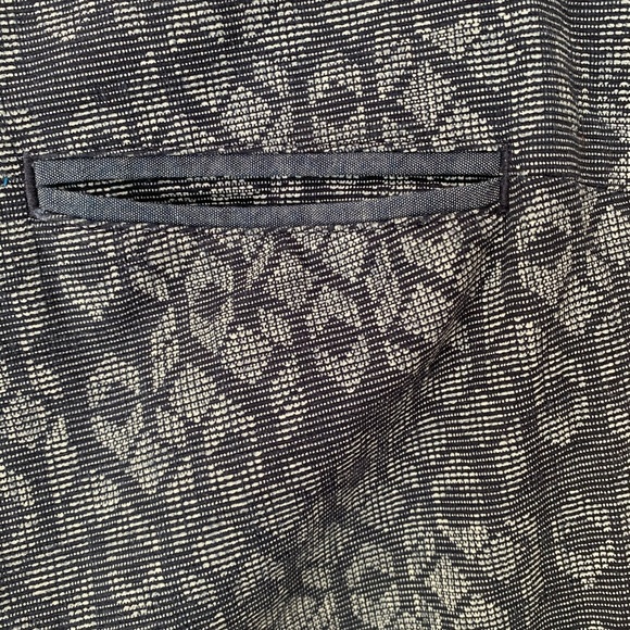 ANTHROPOLOGIE Cartonnier Charlie Crop Trouser Pant Cotton Stretch Blue Pattern - Picture 10 of 10